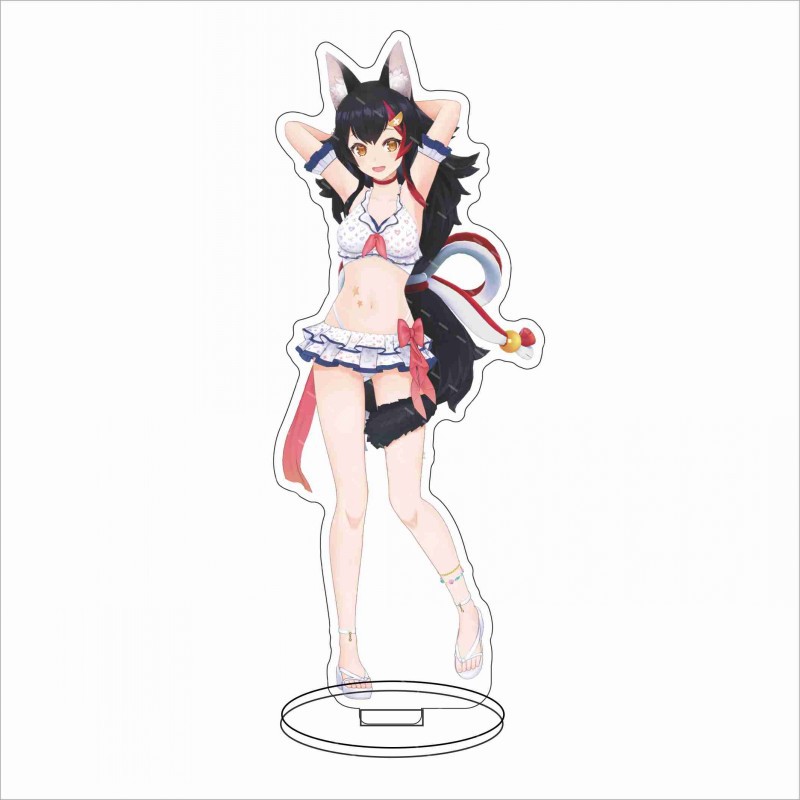 16CM Anime Hololive Shirakami  - Anime Merchandise Collection review and price